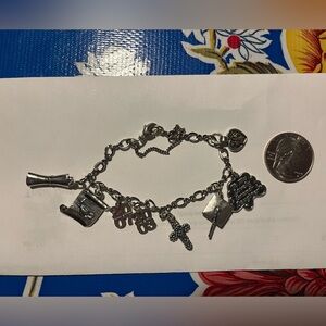 James Avery charm bracelet w/ 8 charms
